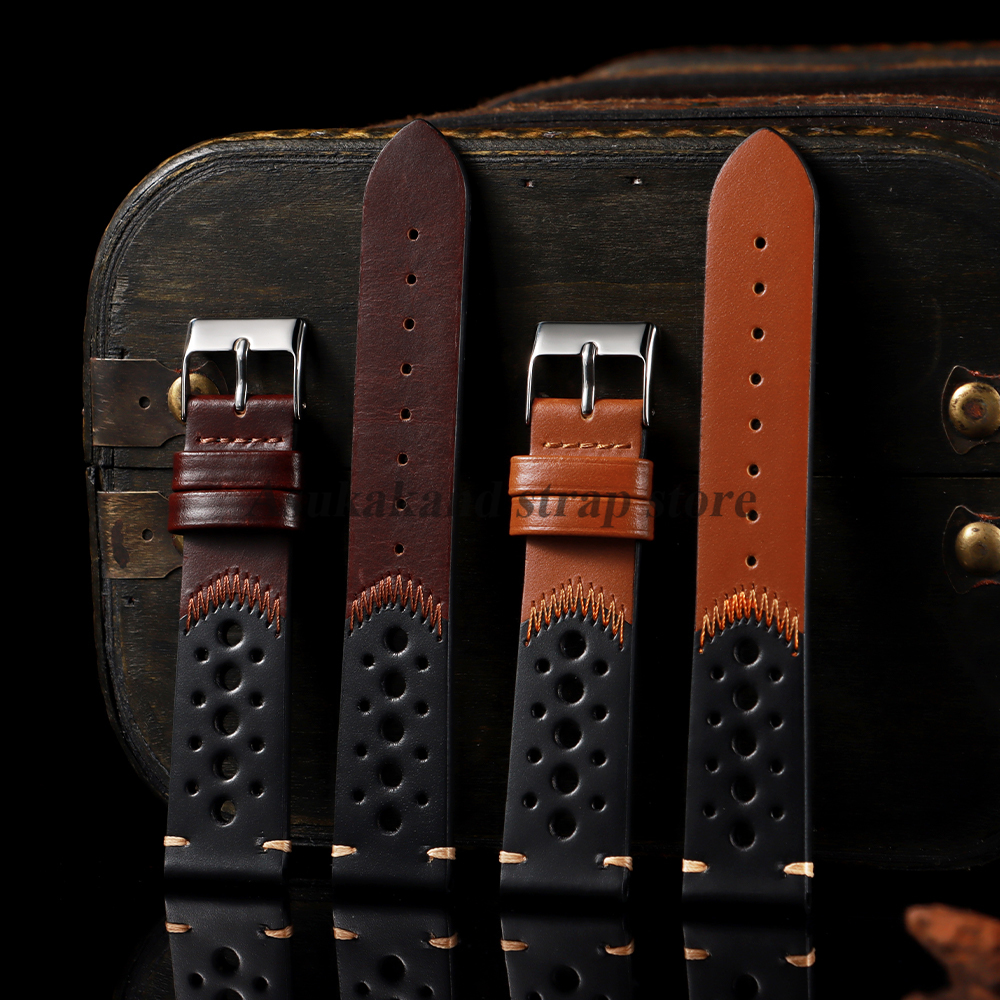 New Oil wax Leather Watch Stra - مراجعة Omega Watches Smartwatch وسعره