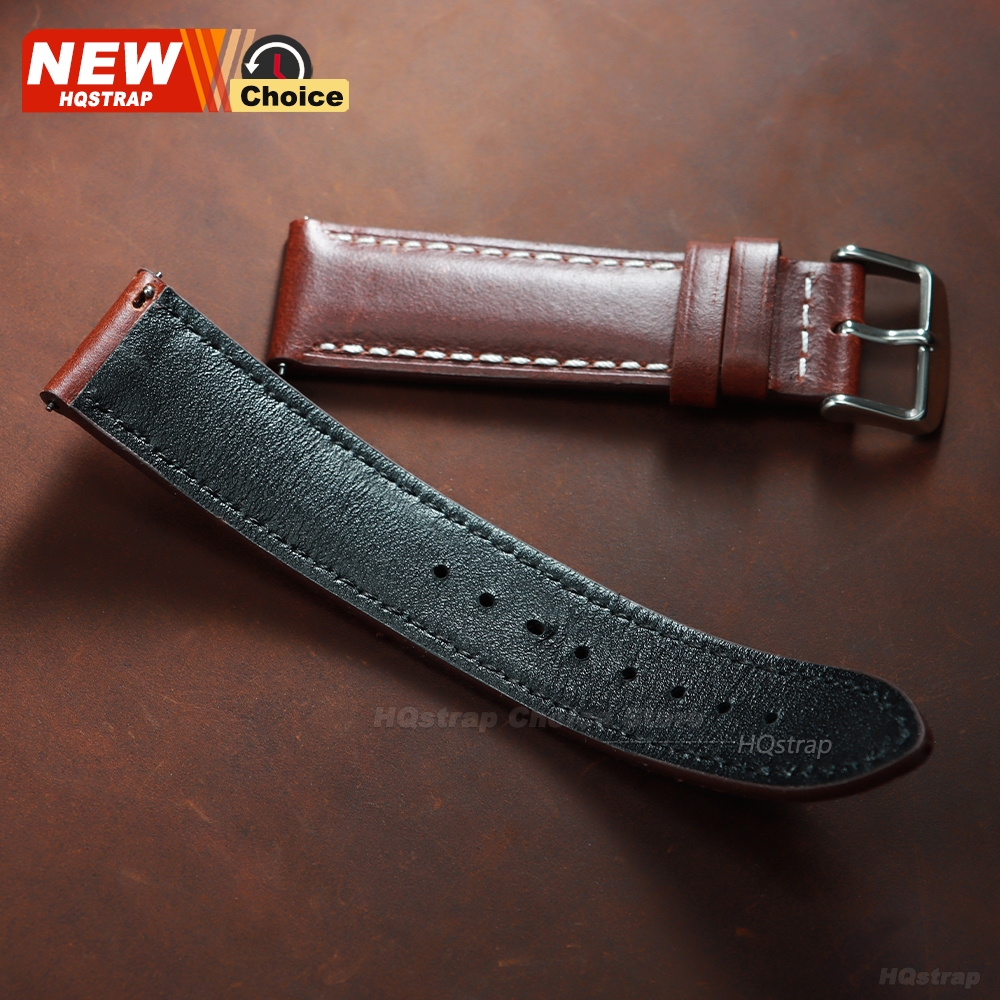 New Oil Wax Strap 16mm 18mm 20 - مراجعة Omega Watches Smartwatch وسعره