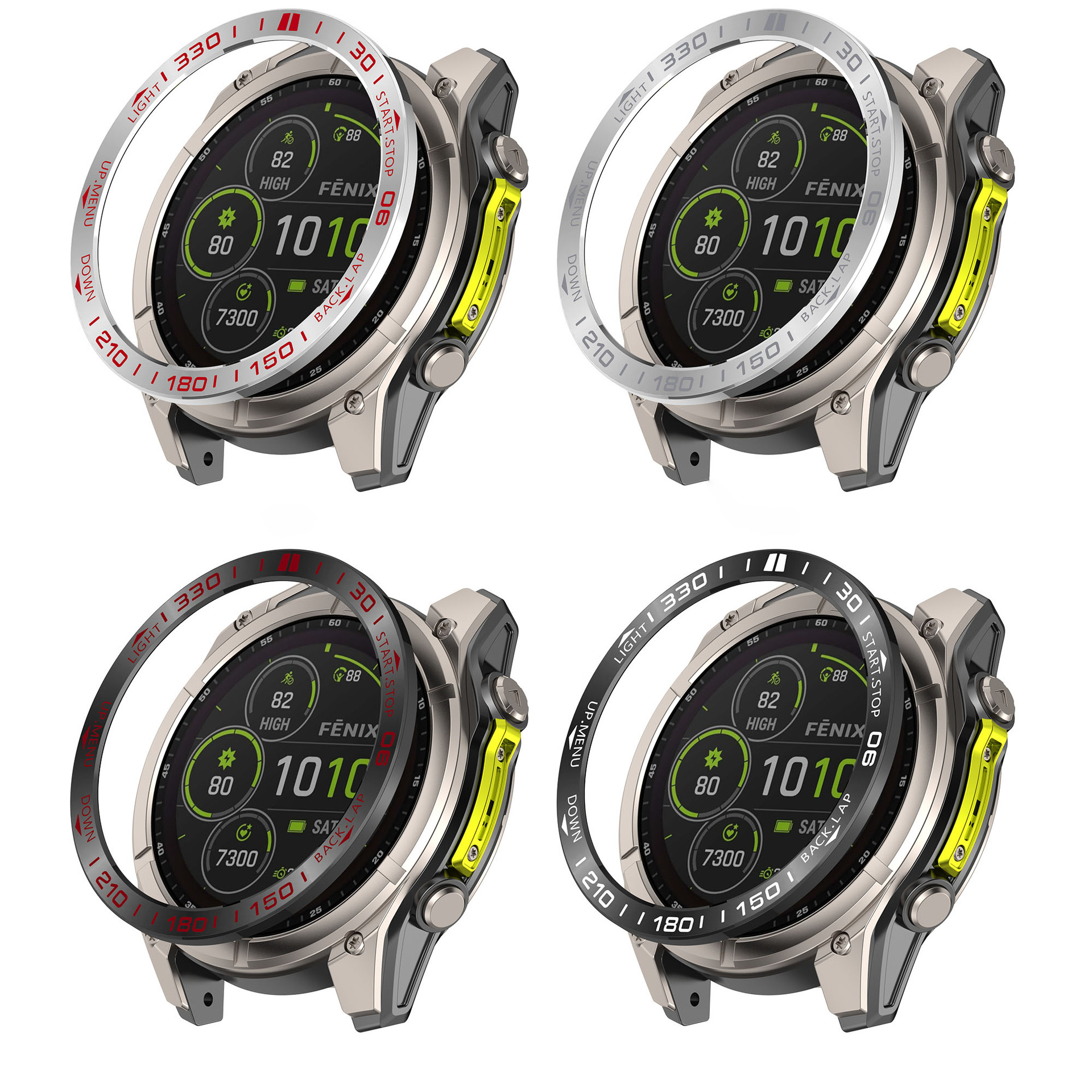 Metal Bezel Ring For Garmin Fe - مراجعة Smartwatch Ring Watches وسعره