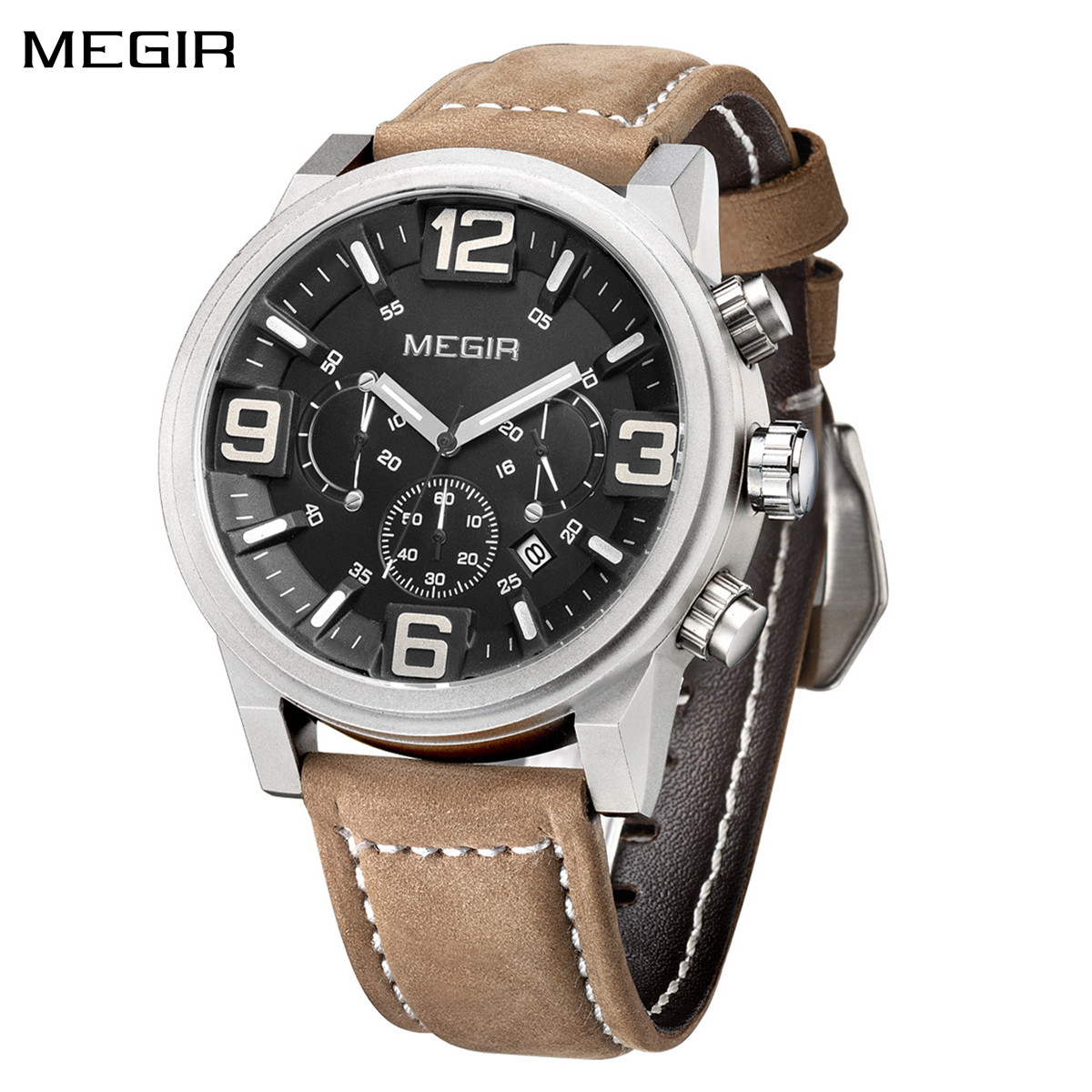 MEGIR Multi-function Business  - مراجعة Smartwatch Imported Watches For Men وسعره