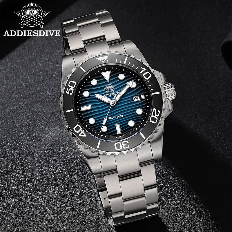 ADDIESDIVE Men's 2115 Quartz W - مراجعة Waterproof Diving Watch وسعره
