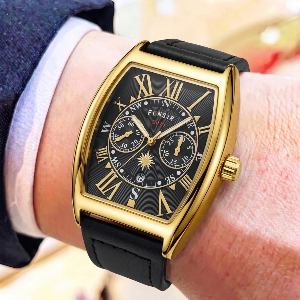 High-End Men's Watch with Barr - مراجعة Smartwatch Vintage Watches For Men وسعره