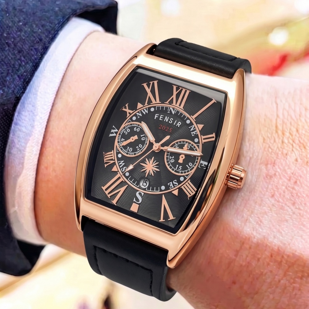 High-End Men's Watch with Barr - مراجعة Smartwatch Vintage Watches For Men وسعره