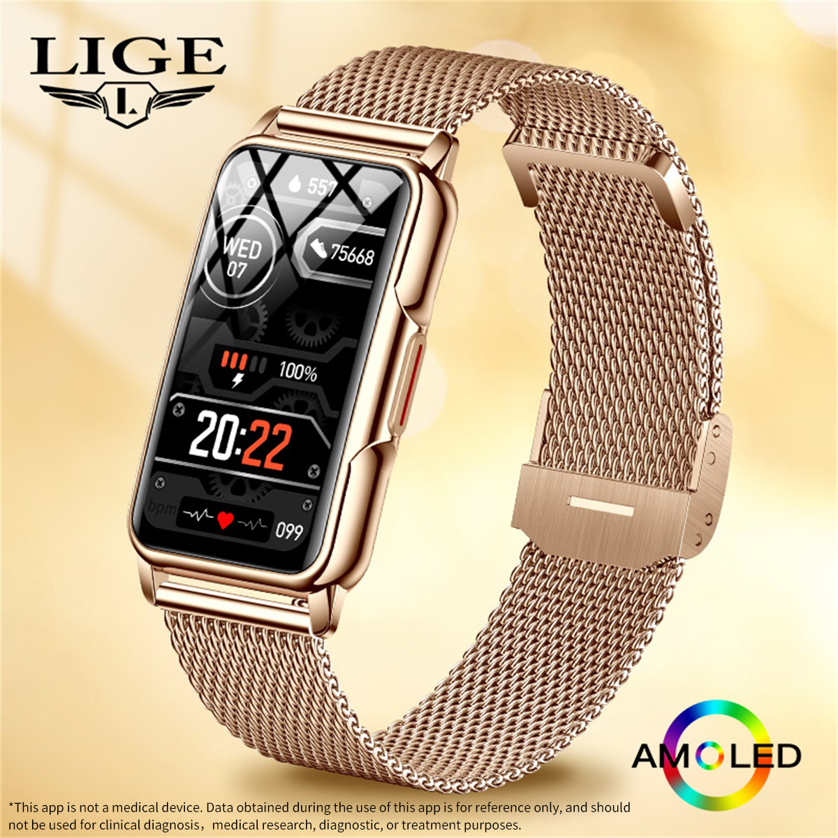 LIGE Smart Watch Men Women Fit - مراجعة Smartwatch I Watches وسعره
