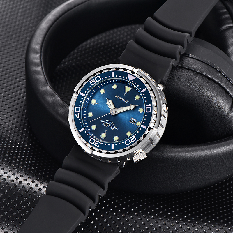 LIGE Top Brand Luxury Men Watc - مراجعة Silicone Sport Band وسعره