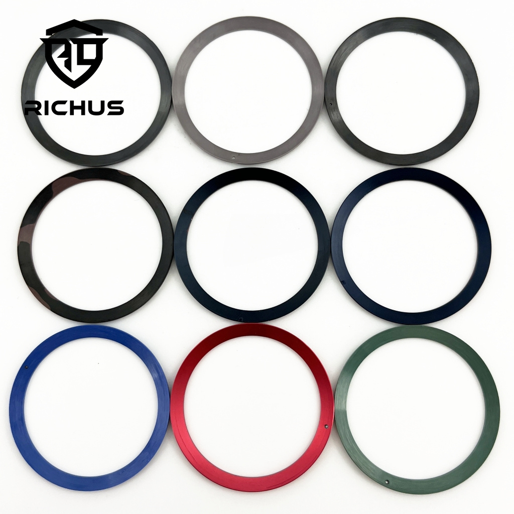 RICHUS 37.2mm*32.3mm High Qual - مراجعة Watch Bezel Insert وسعره