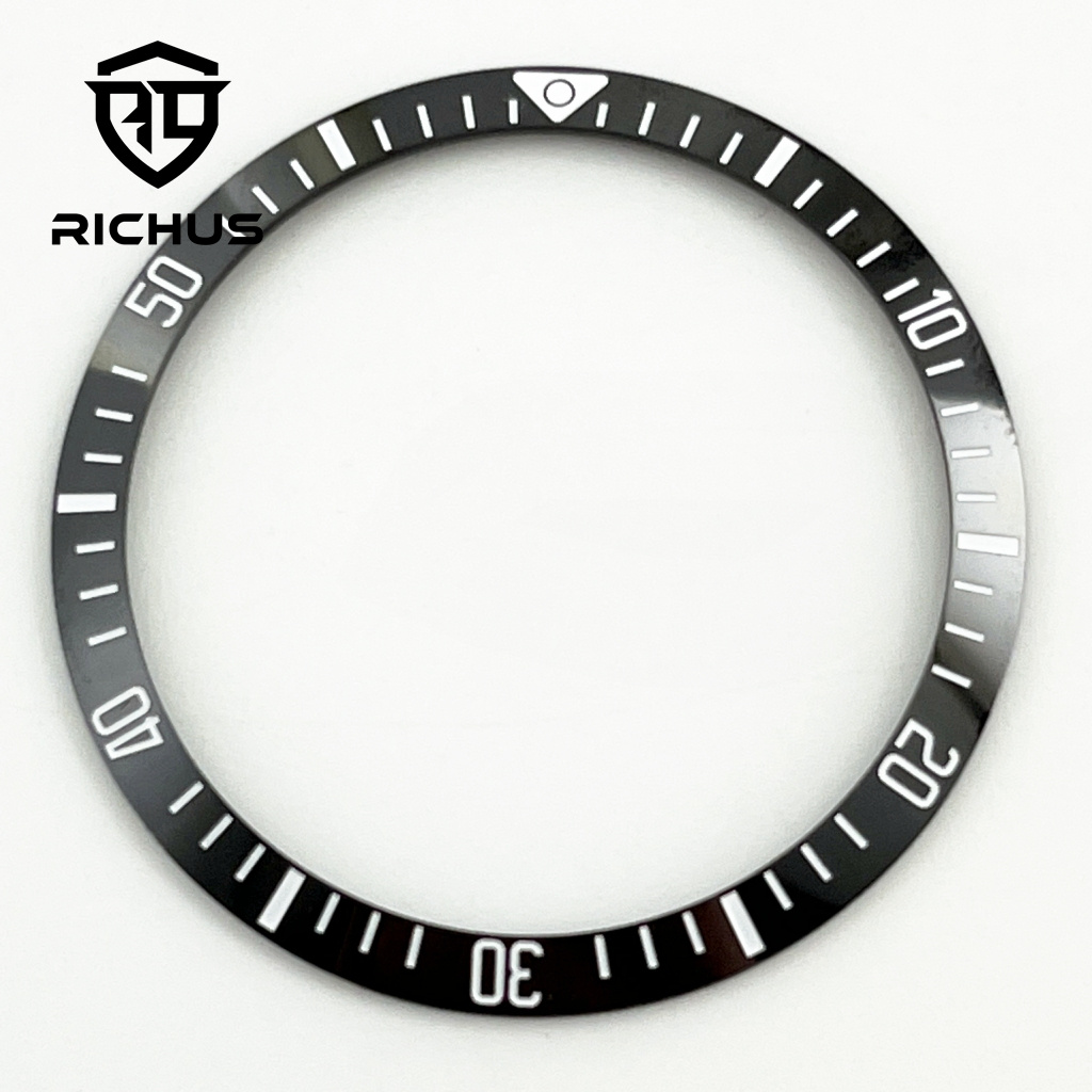 RICHUS 37.2mm*32.3mm High Qual - مراجعة Watch Bezel Insert وسعره